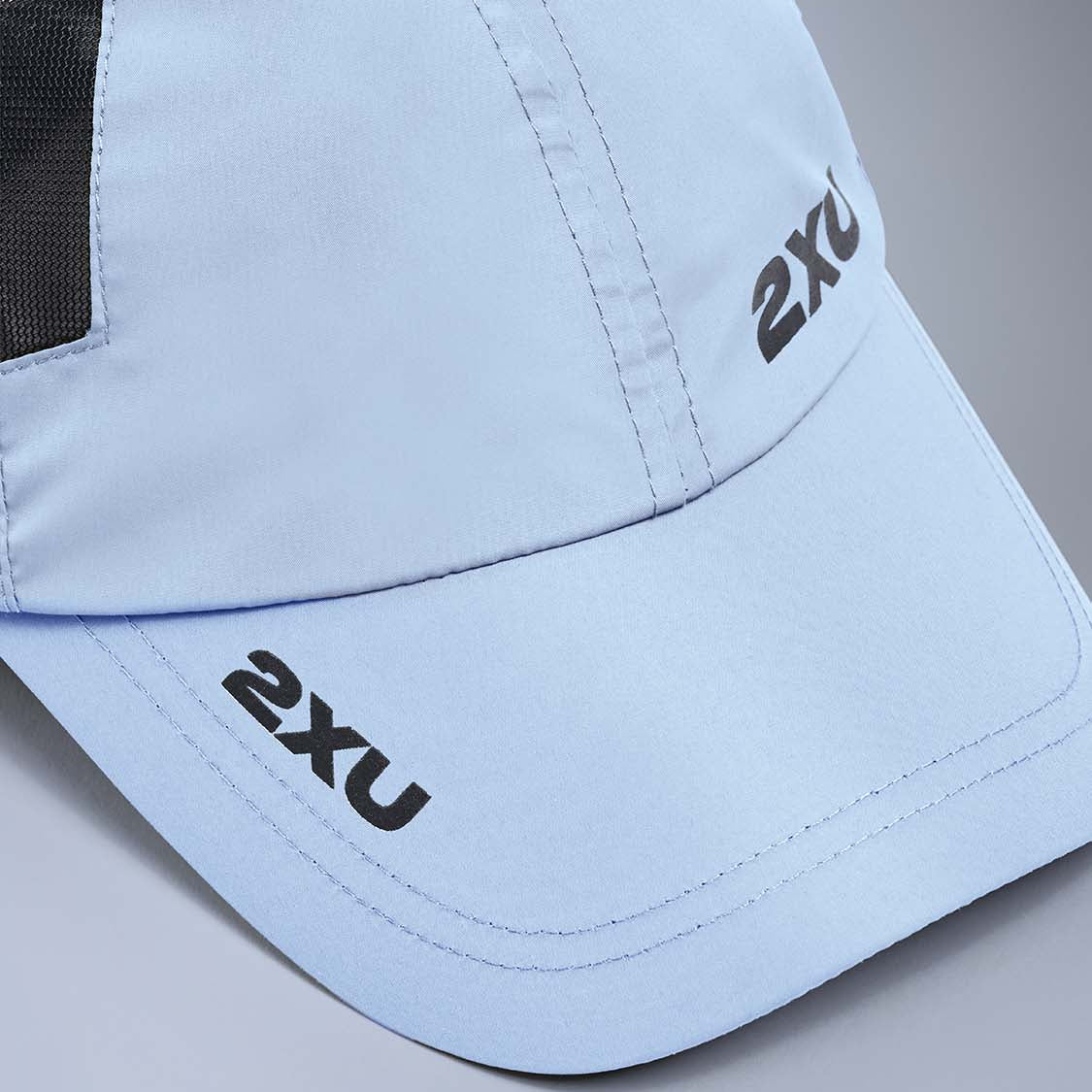 2XU Run Cap | Moonstone / Black