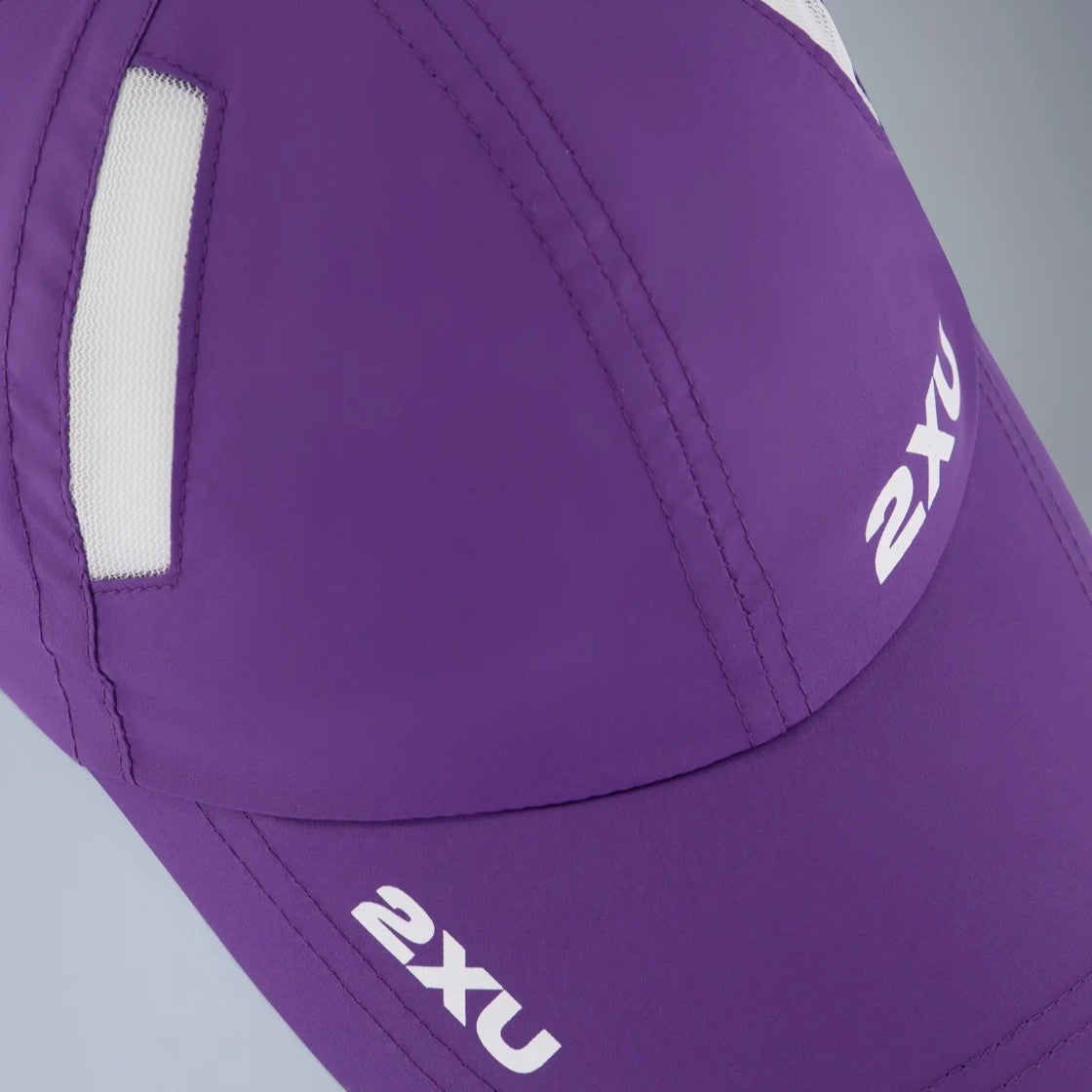 2XU Run Cap | Purple Flash / White