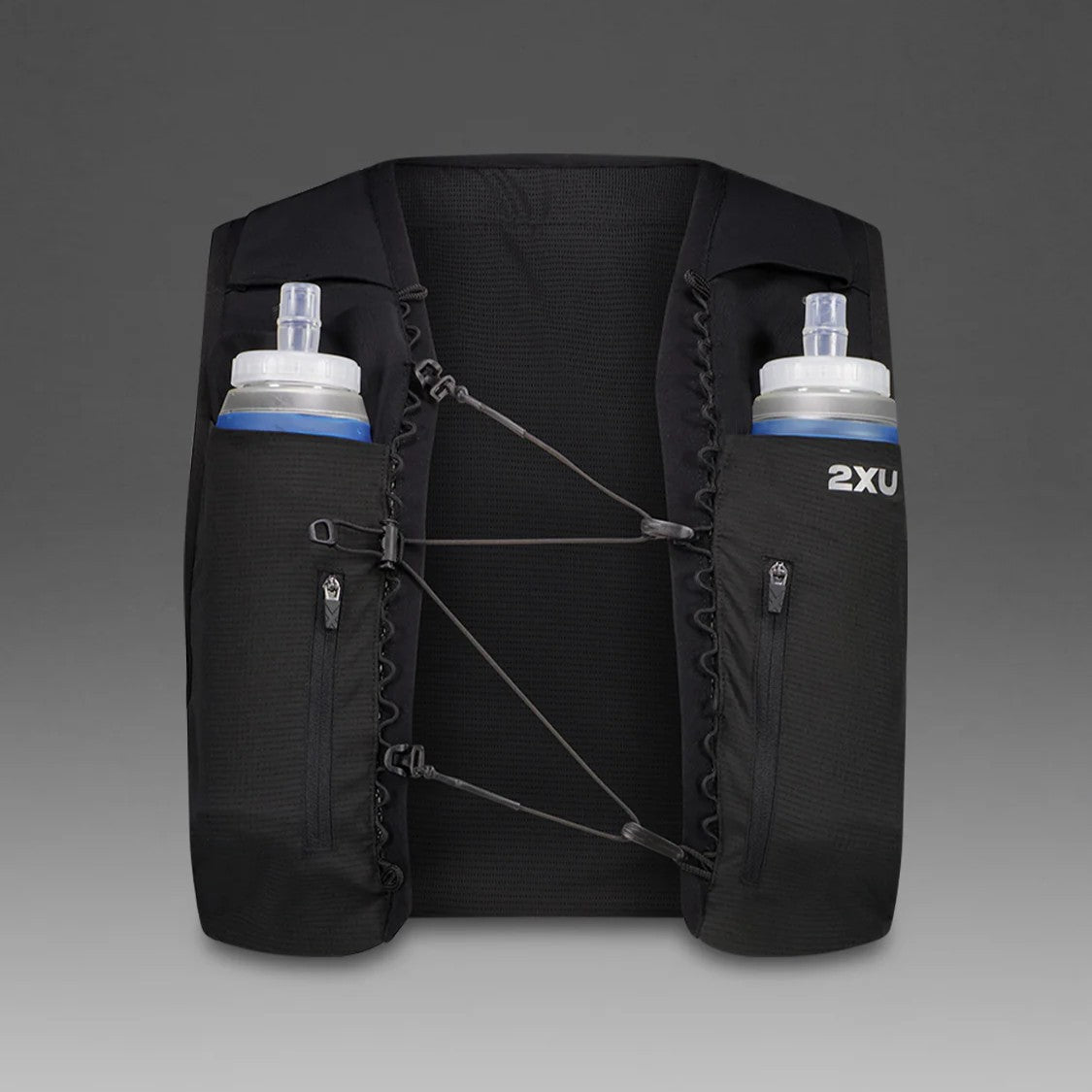 2XU Run Hydration Vest | Black / Silver Reflective