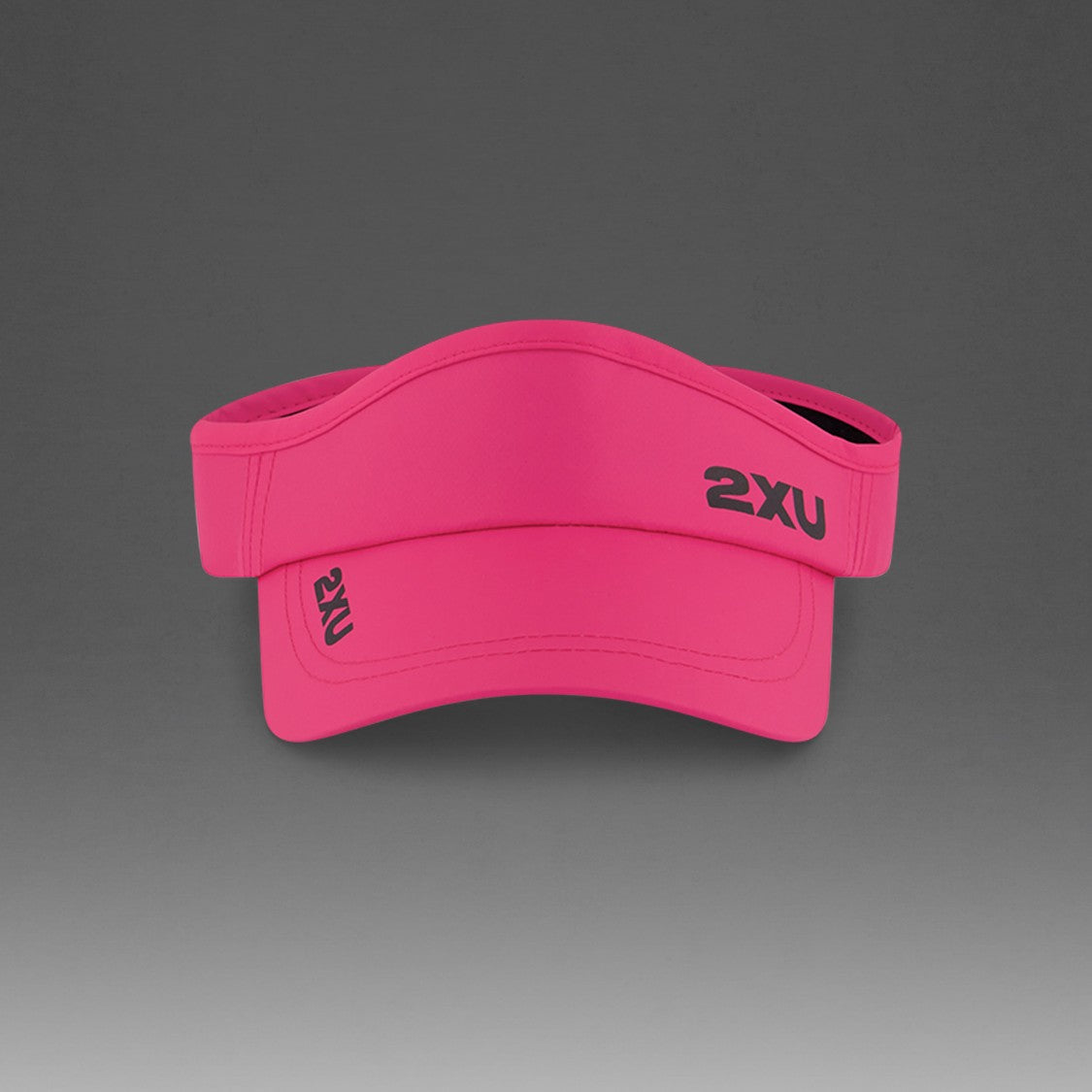 2XU Run Visor | Fuchsia / Black