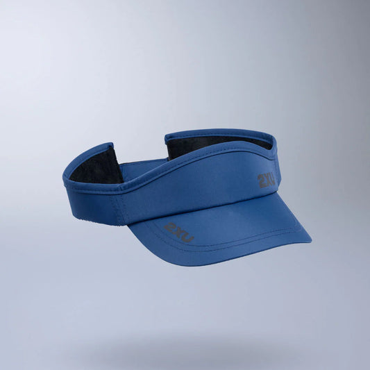 2XU Run Visor | Indigo / Black