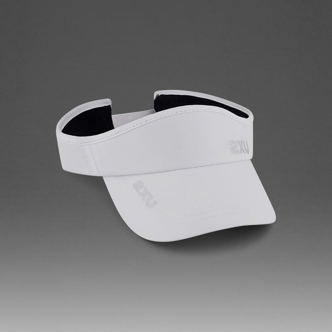 2XU Run Visor | White