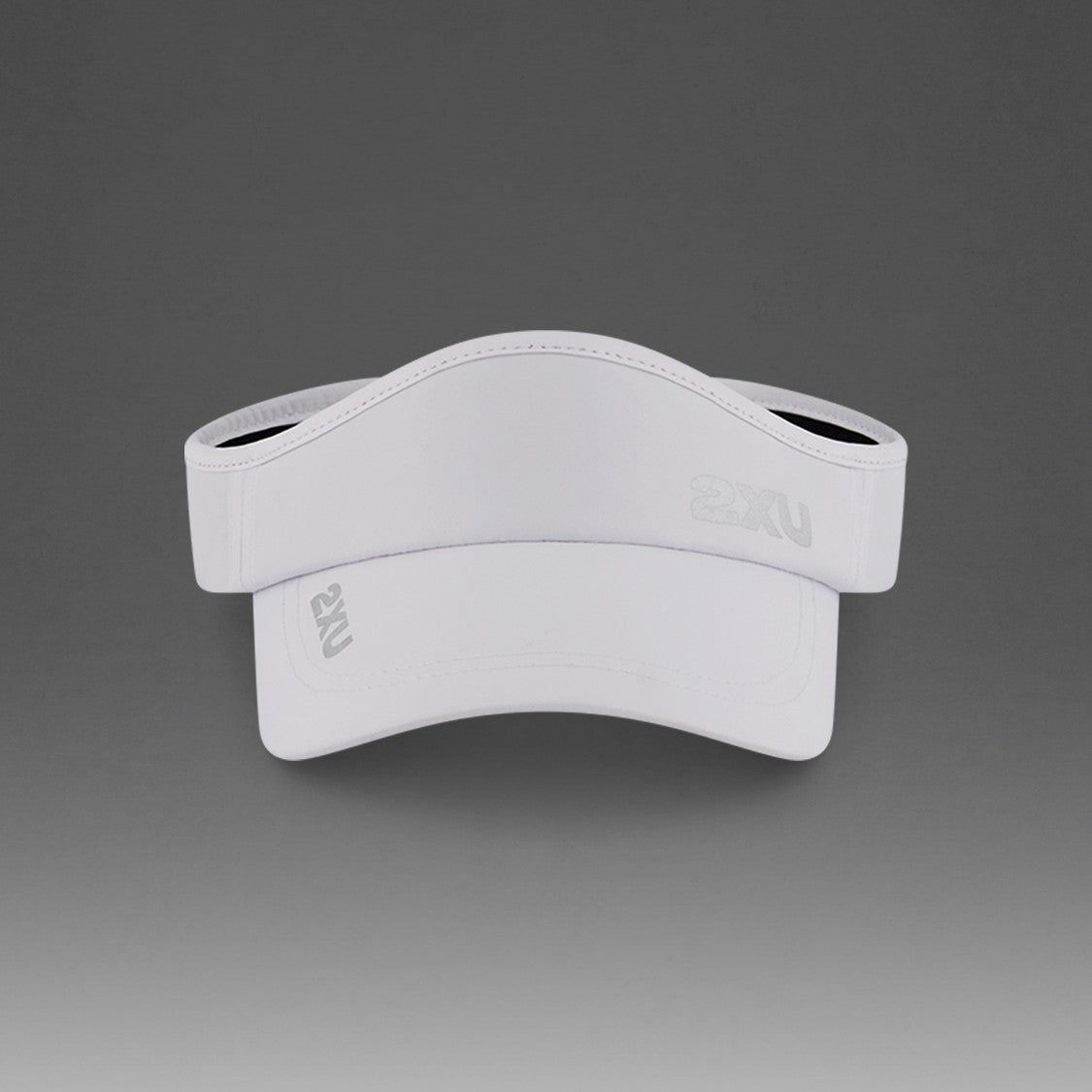 2XU Run Visor | White