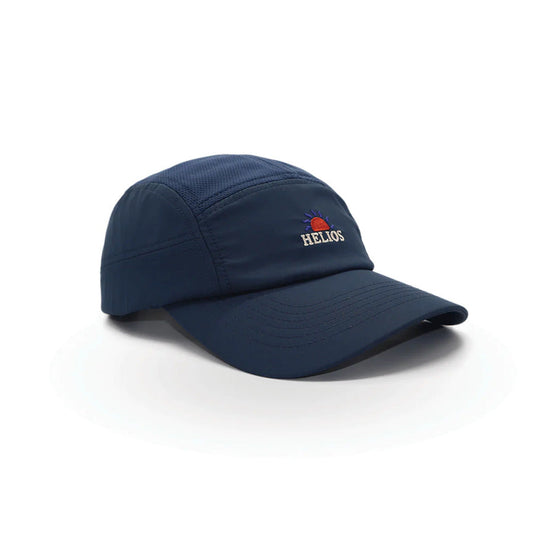 Helios Ultralight 7 Panel Running Cap | Firm Brim | Navy