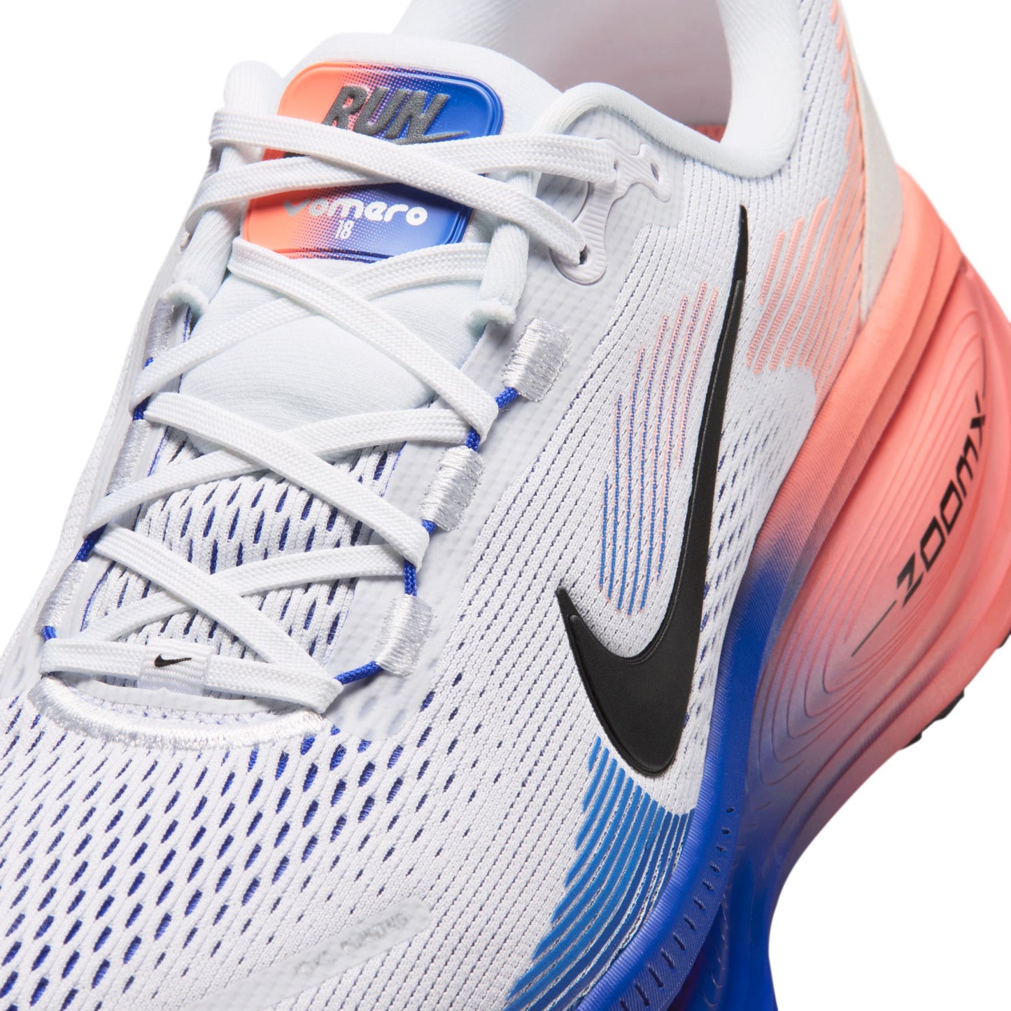Nike Vomero 18 | White / Racer Blue / Atomic Pink / Black | Mens