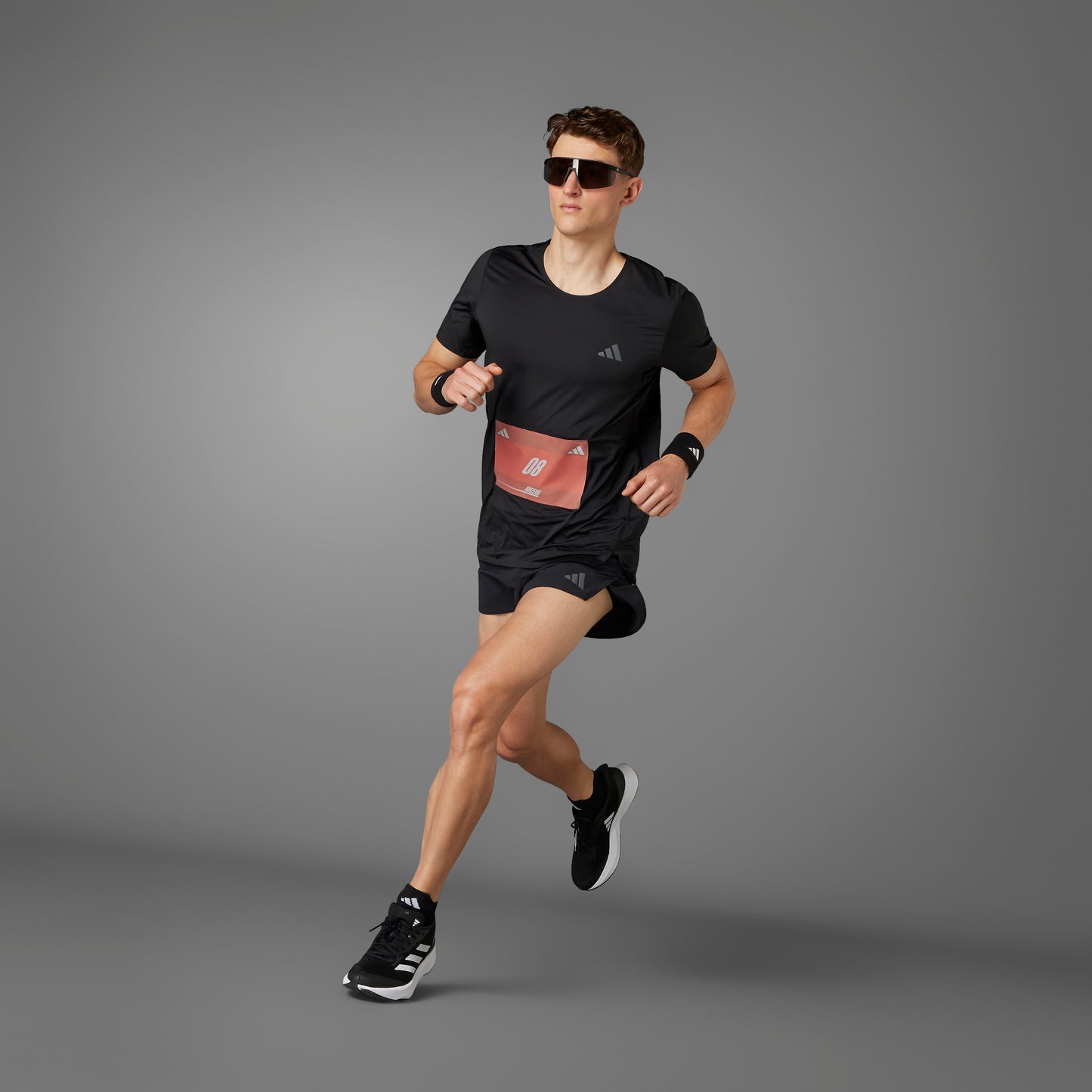 adidas Adizero Tee | Black | Mens