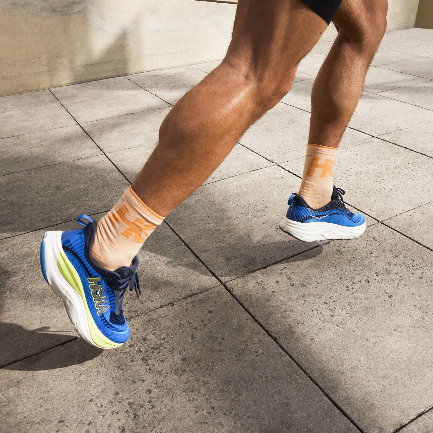 Hoka Skyflow Wide | Varsity Navy / Electric Cobalt | Mens