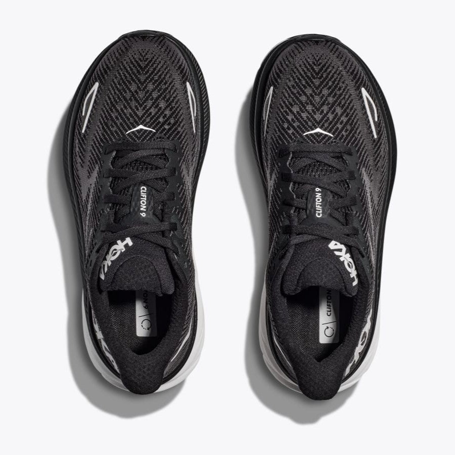 Hoka Clifton 9 | Black / White | Mens