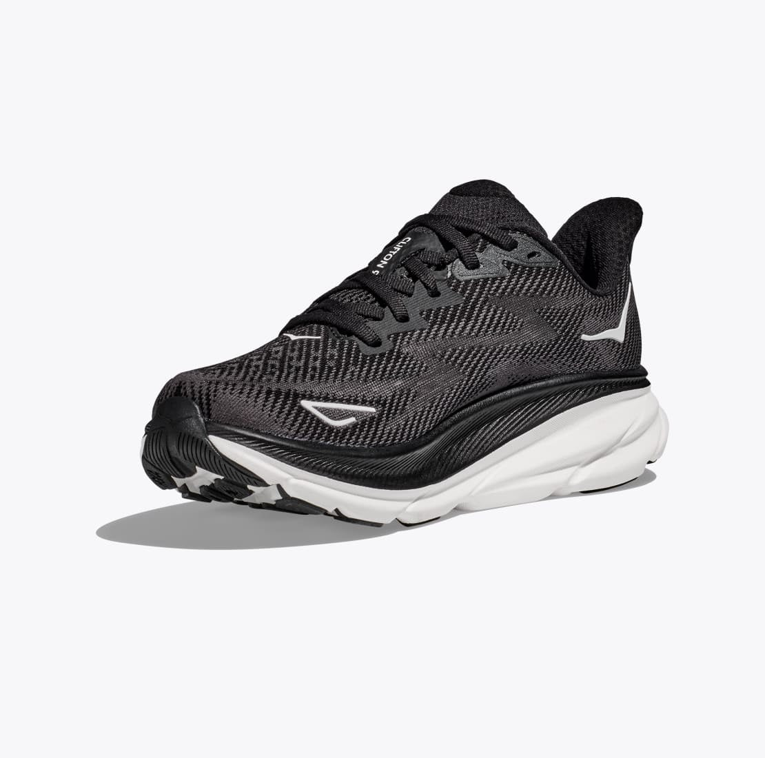Hoka Clifton 9 | Black / White | Mens