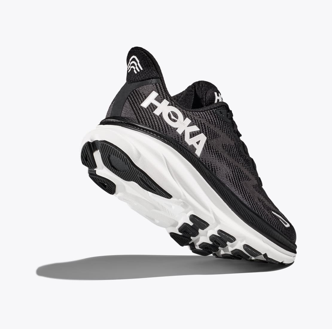 Hoka Clifton 9 | Black / White | Mens