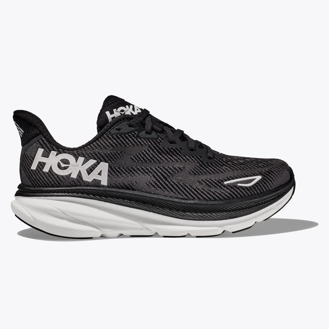 Hoka Clifton 9 | Black / White | Mens