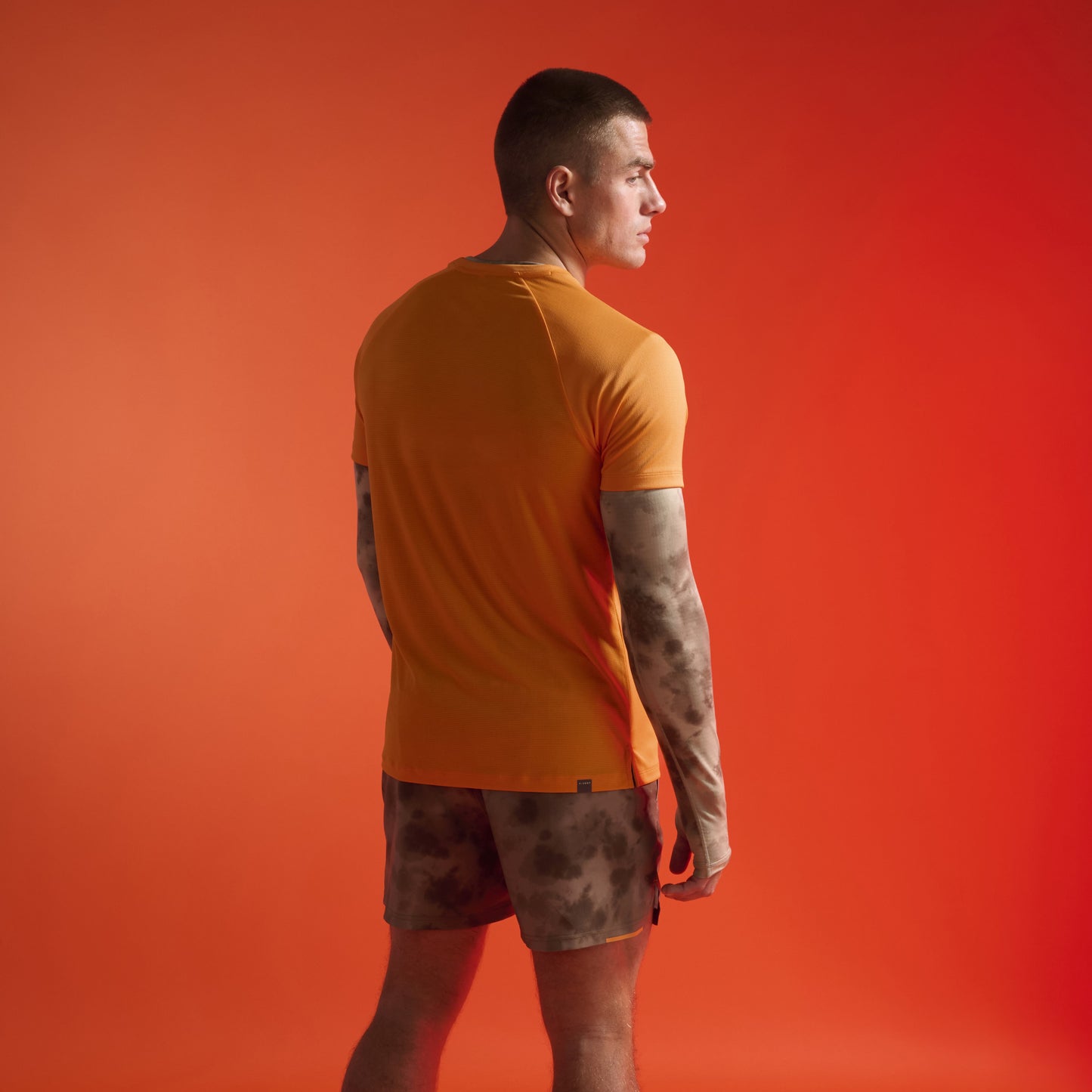 2XU Aero Tee | Tangerine / Earthberry | Mens