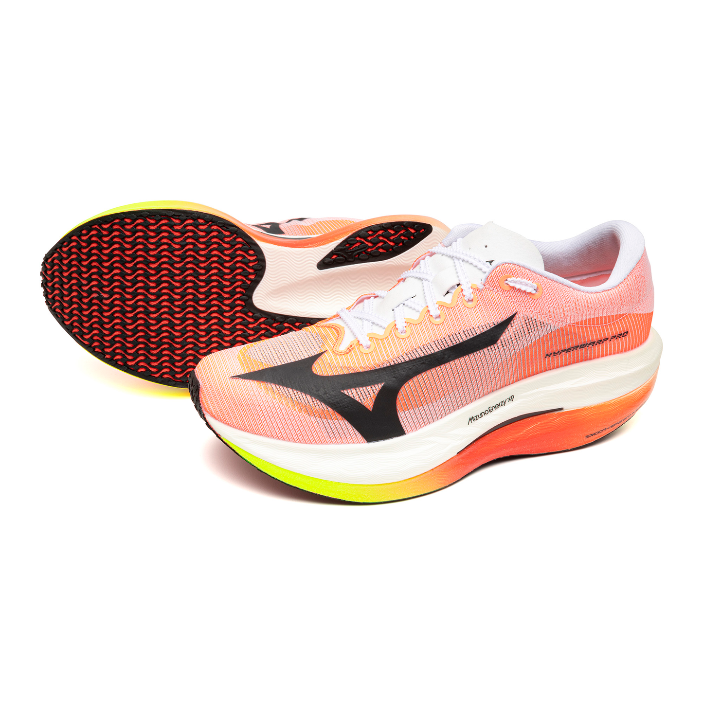 Mizuno Hyperwarp Pro | White / Black / Lava Orange | Unisex