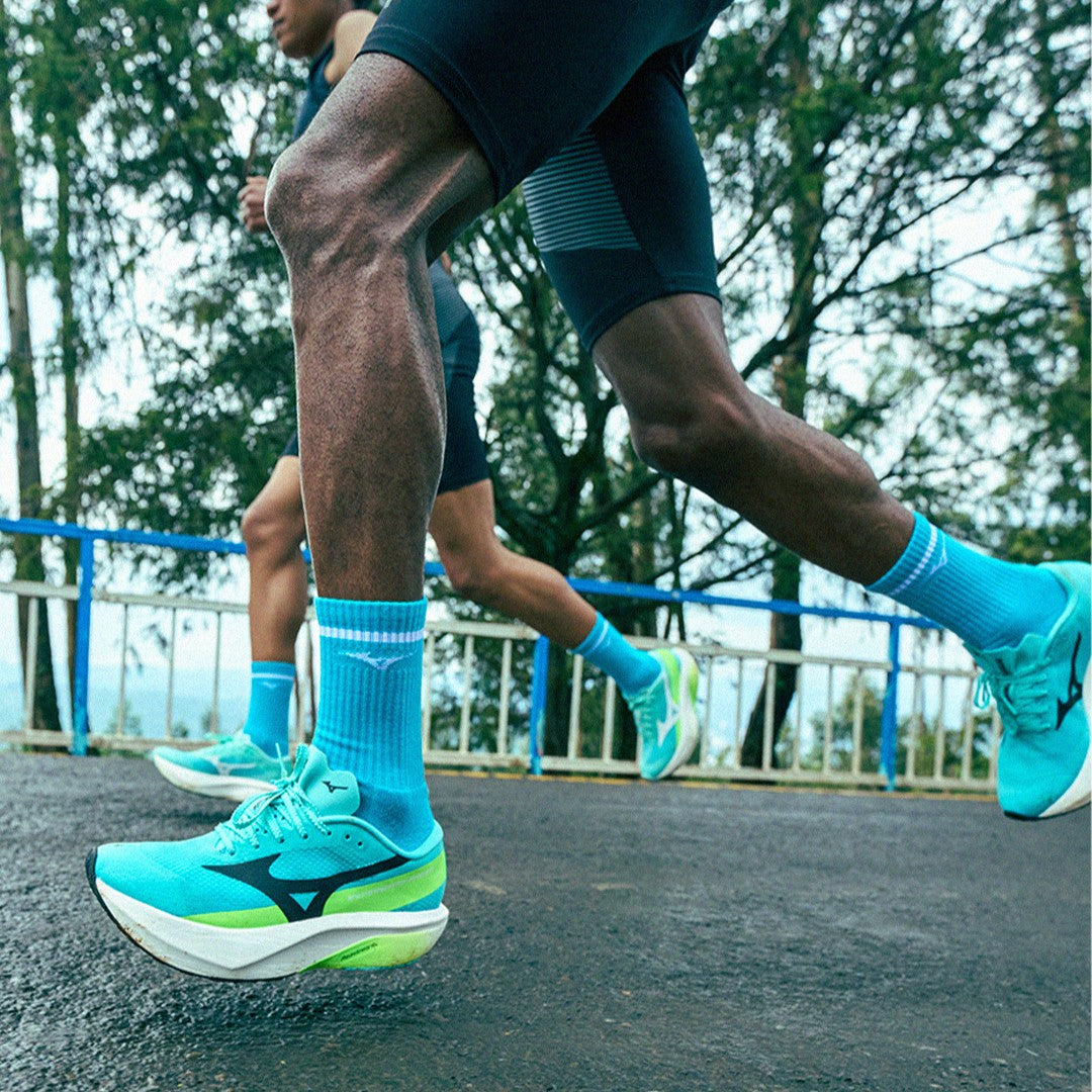 Mizuno Hyperwarp Racer | Dewdrops / White / Lime Burst | Womens