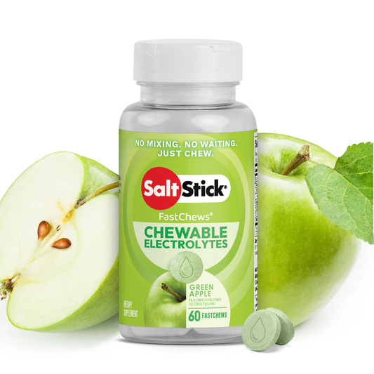 SaltStick FastChews | Green Apple | Bottle of 60