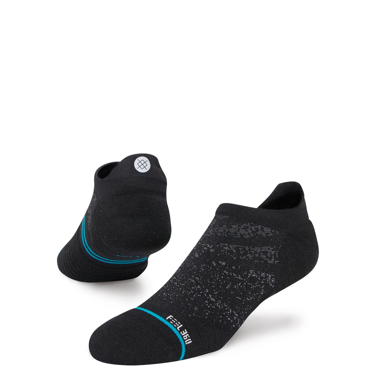Stance Run Socks | Light Cushion | Tab Length | Black