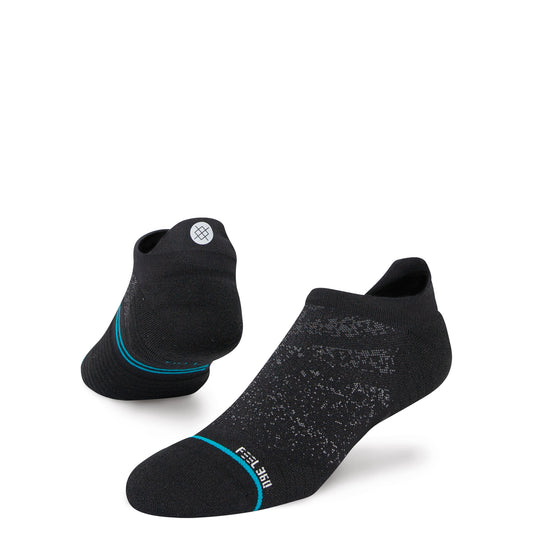 Stance Run Socks | Light Cushion | Tab Length | Black