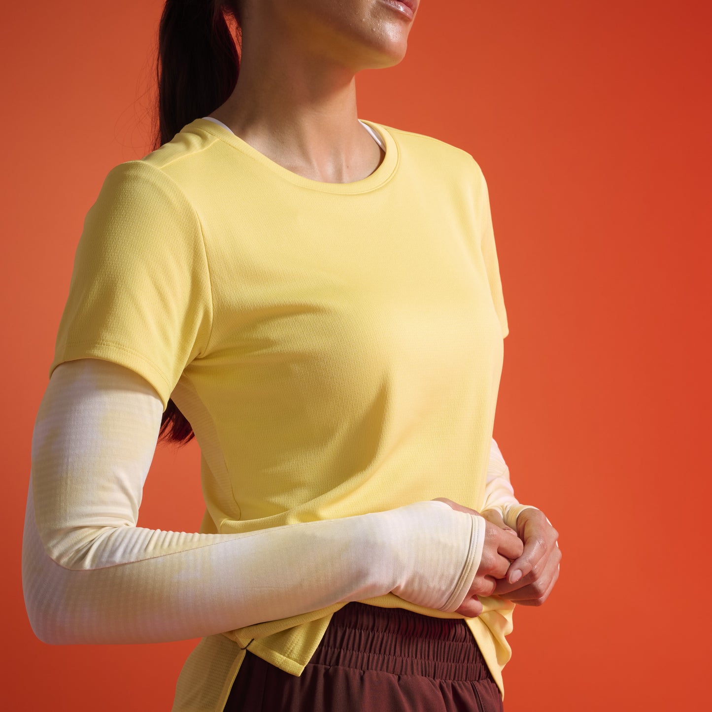 2XU Aero Tee | Wattle / Wattle Reflective | Womens