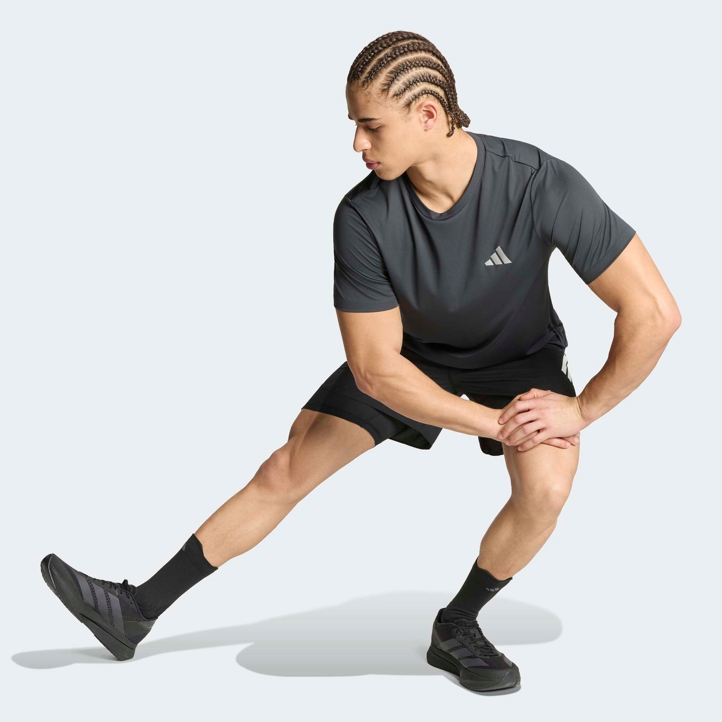 adidas adi365 Running Essentials T-Shirt | Carbon | Mens