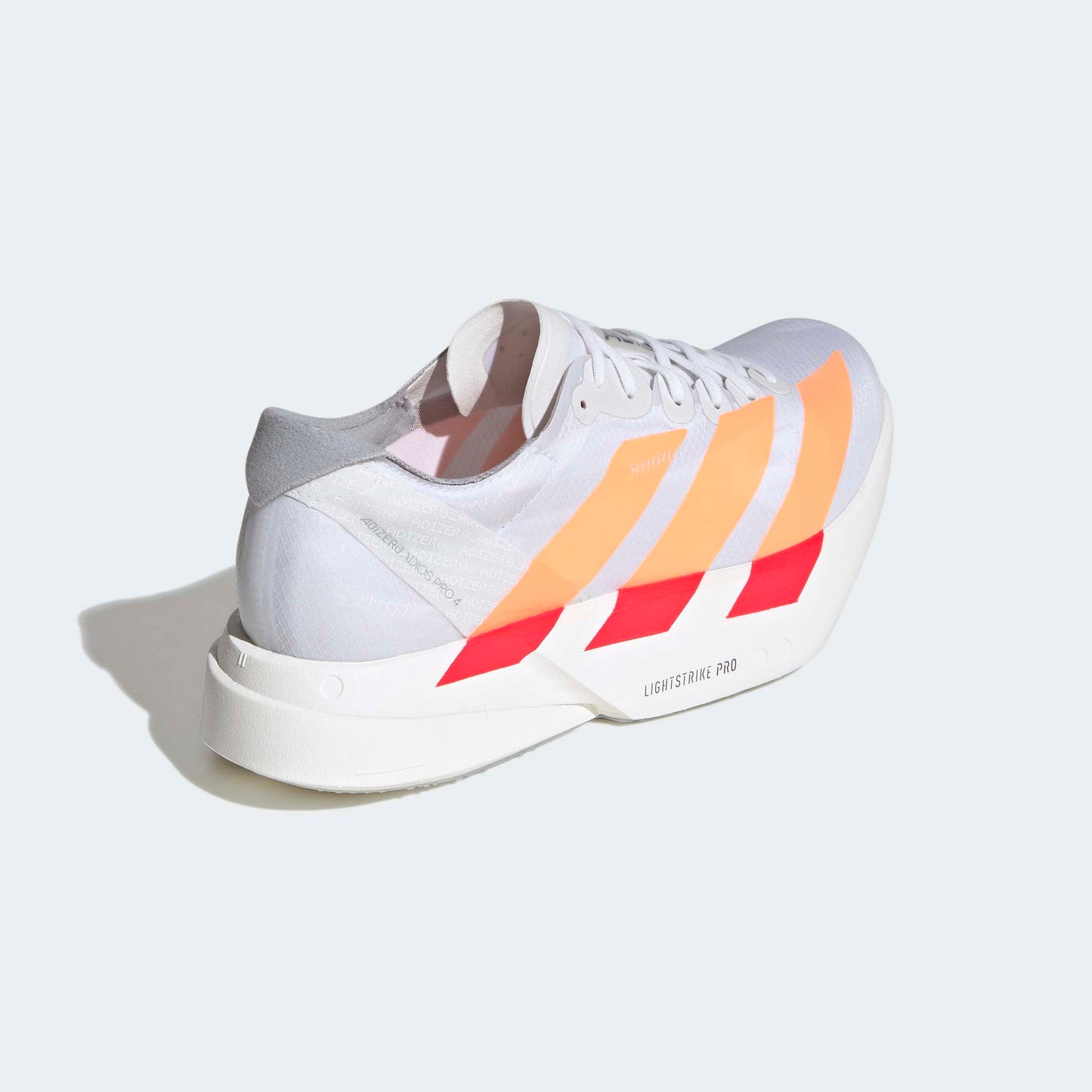adidas Adizero Adios Pro 4 | Cloud White / Beam Orange / Lucid Red | Womens