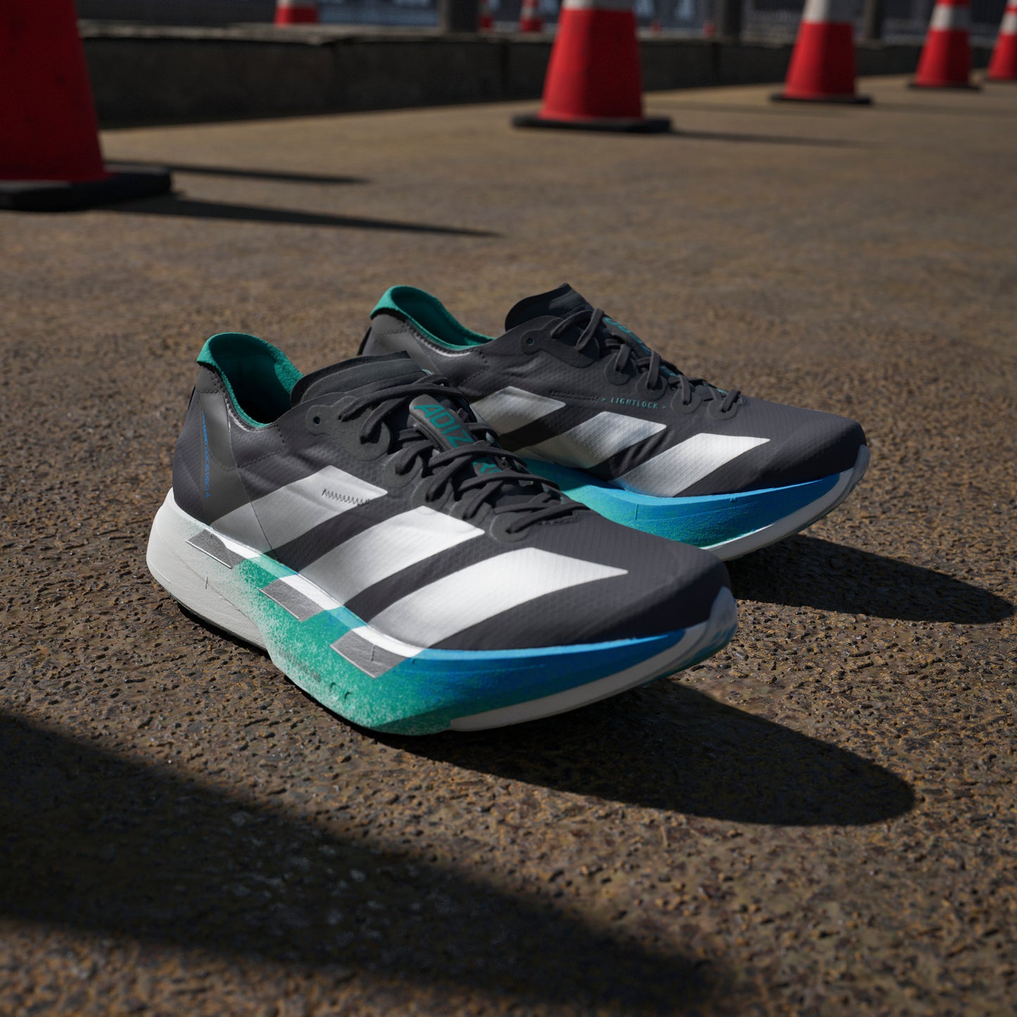 adidas Adizero Adios Pro 4 | Core Black / Matte Silver / Glory Green | Mens