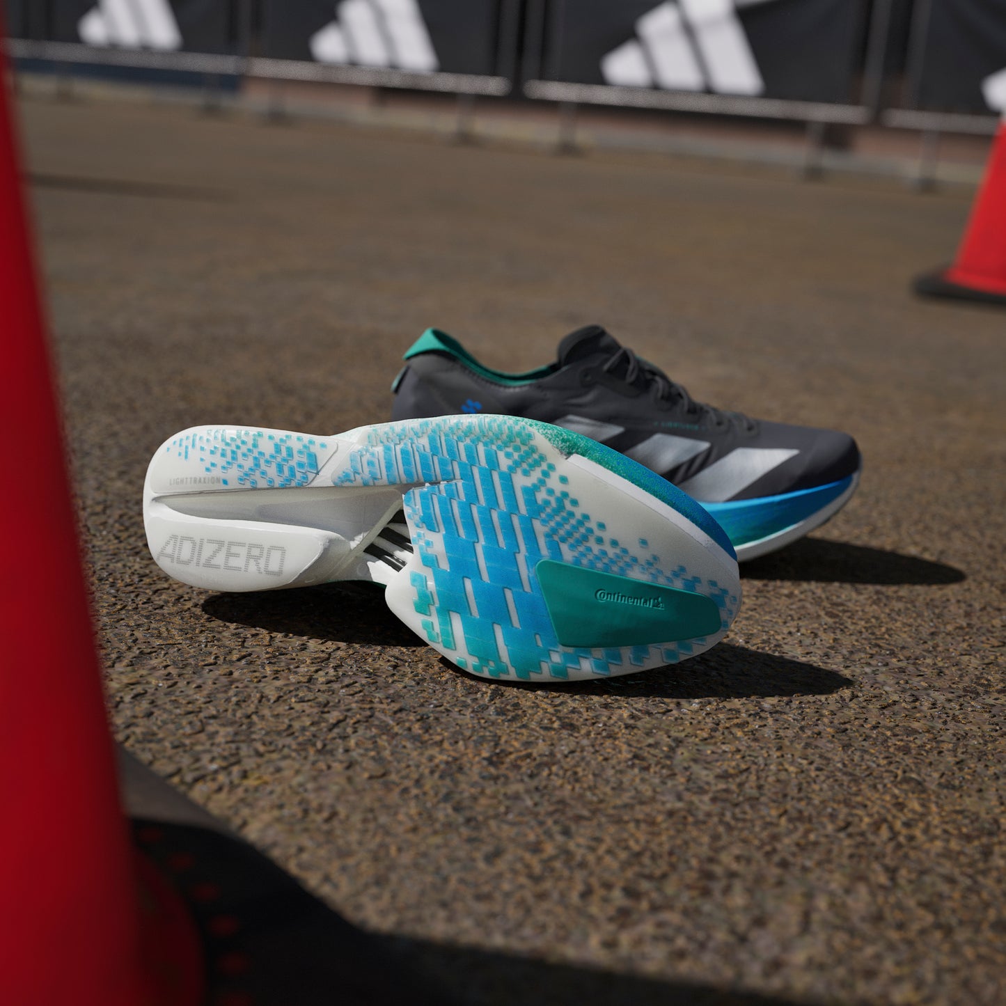 adidas Adizero Adios Pro 4 | Core Black / Matte Silver / Glory Green | Mens