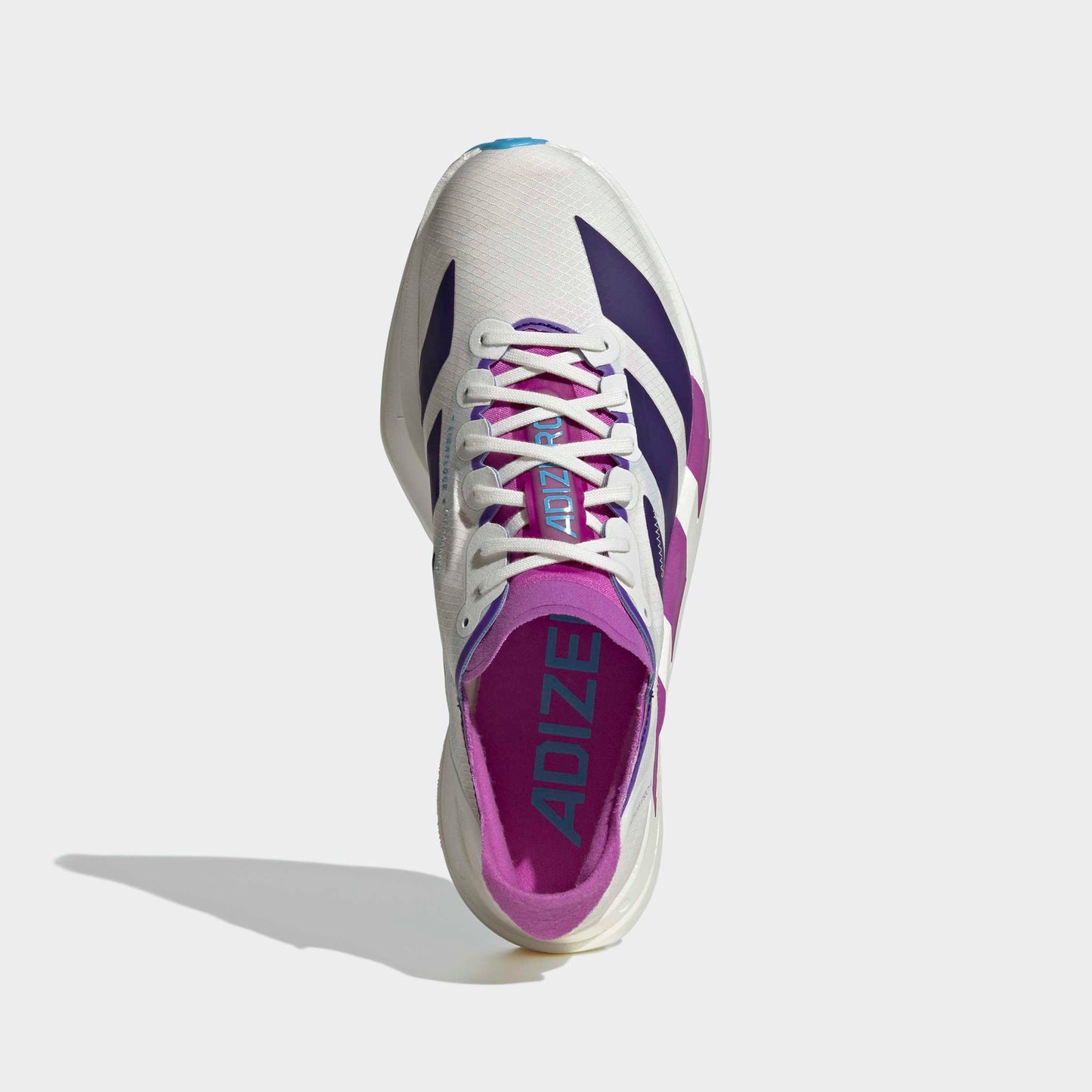 adidas Adizero Adios Pro 4 | Core White / Collegiate Purple / Semi Blue Burst | Womens