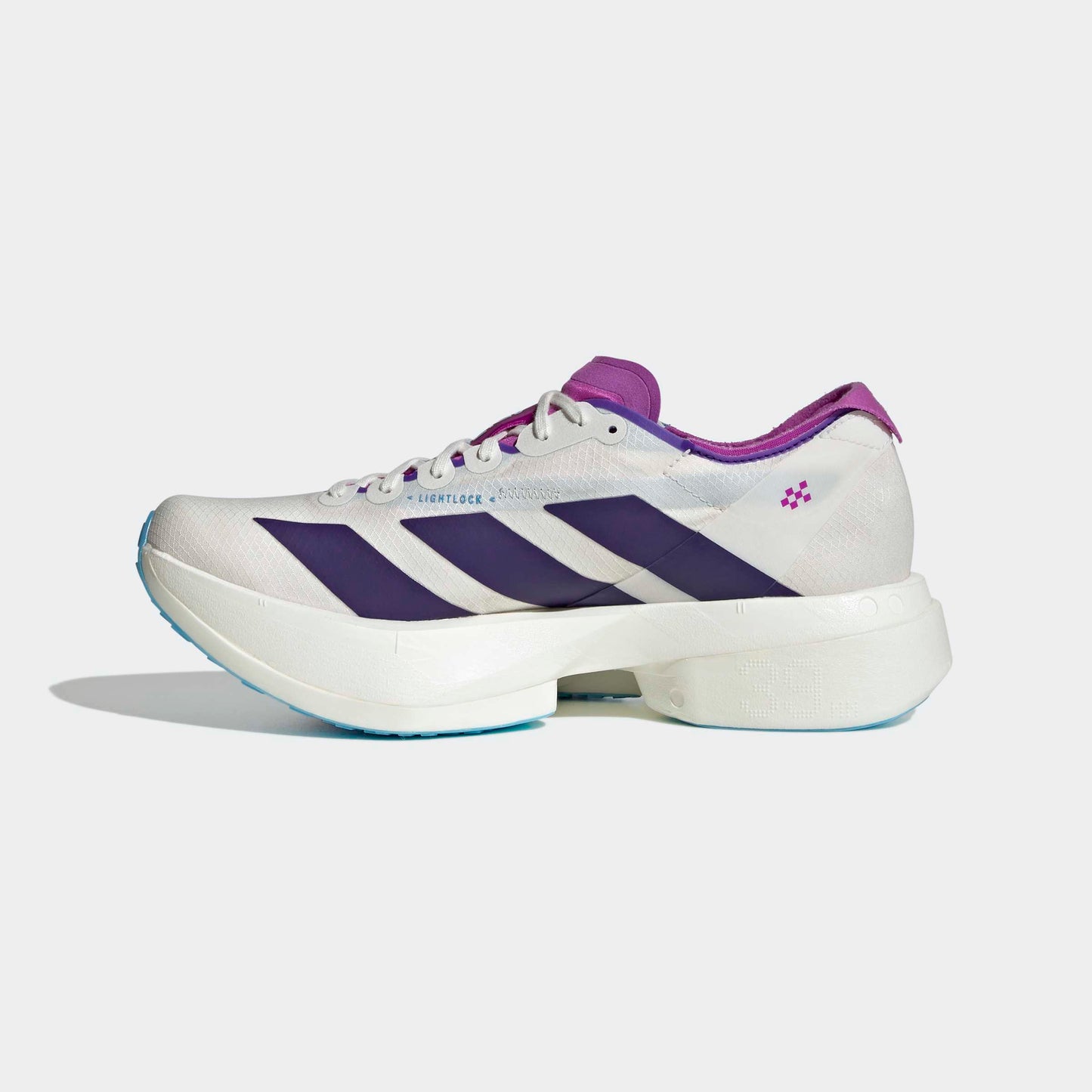 adidas Adizero Adios Pro 4 | Core White / Collegiate Purple / Semi Blue Burst | Womens