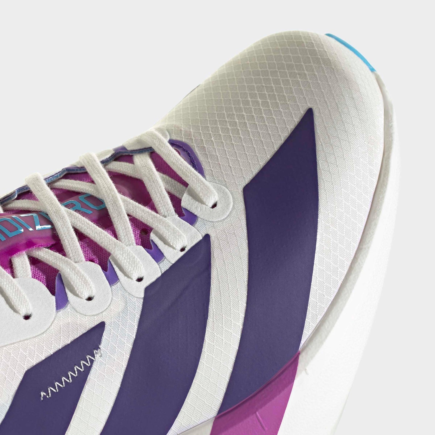 adidas Adizero Adios Pro 4 | Core White / Collegiate Purple / Semi Blue Burst | Womens