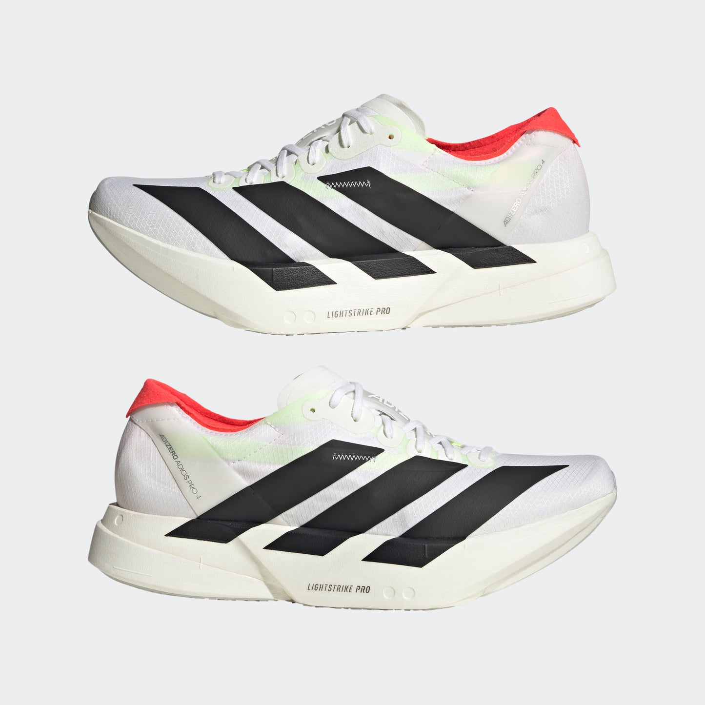 adidas Adizero Adios Pro 4 | Footwear White / Core Black / Silver Metallic | Mens