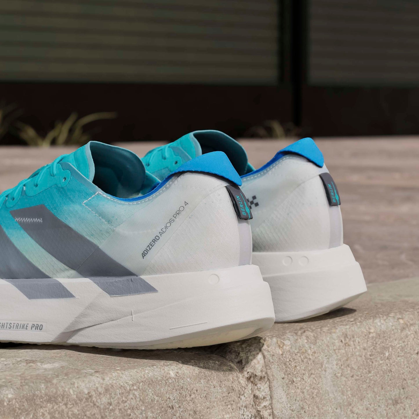 adidas Adizero Adios Pro 4 | Hi-Res Aqua / Iron Metallic / Grey One | Mens