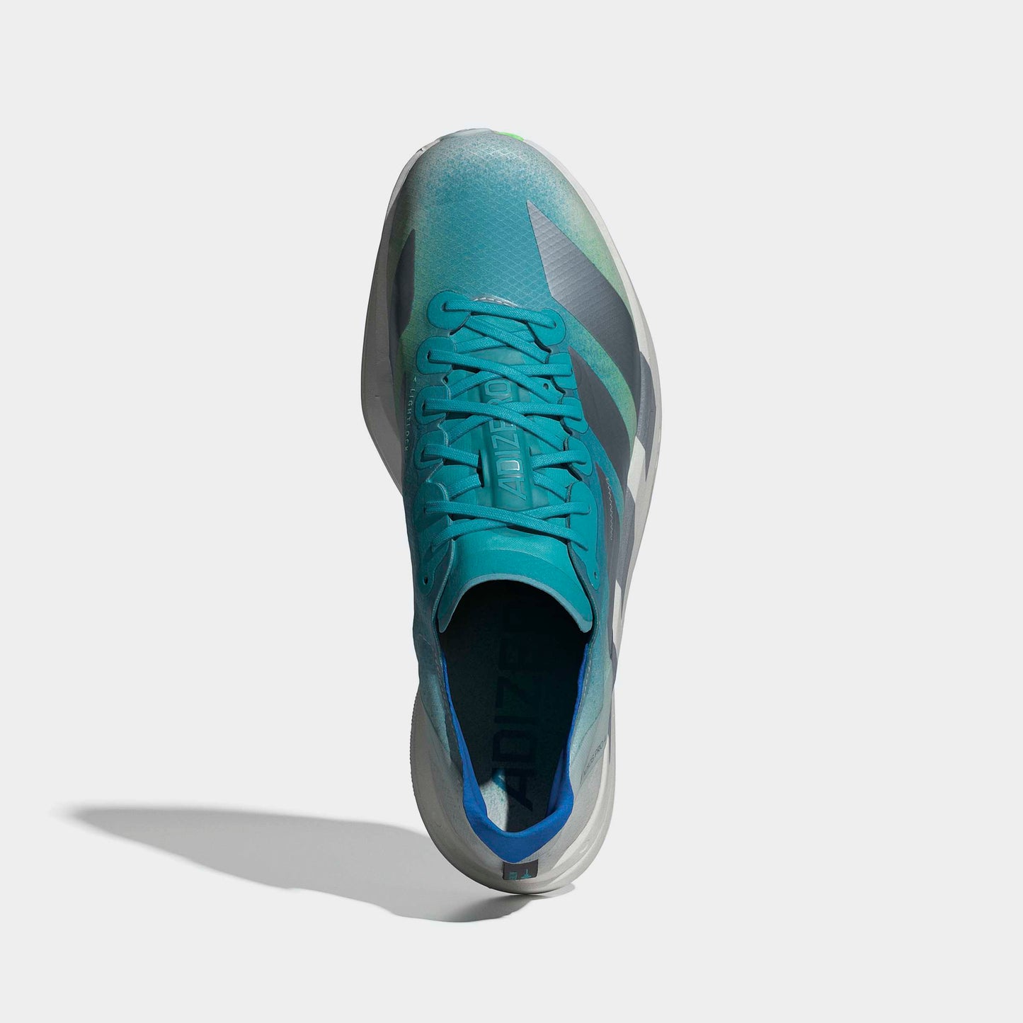 adidas Adizero Adios Pro 4 | Hi-Res Aqua / Iron Metallic / Grey One | Mens