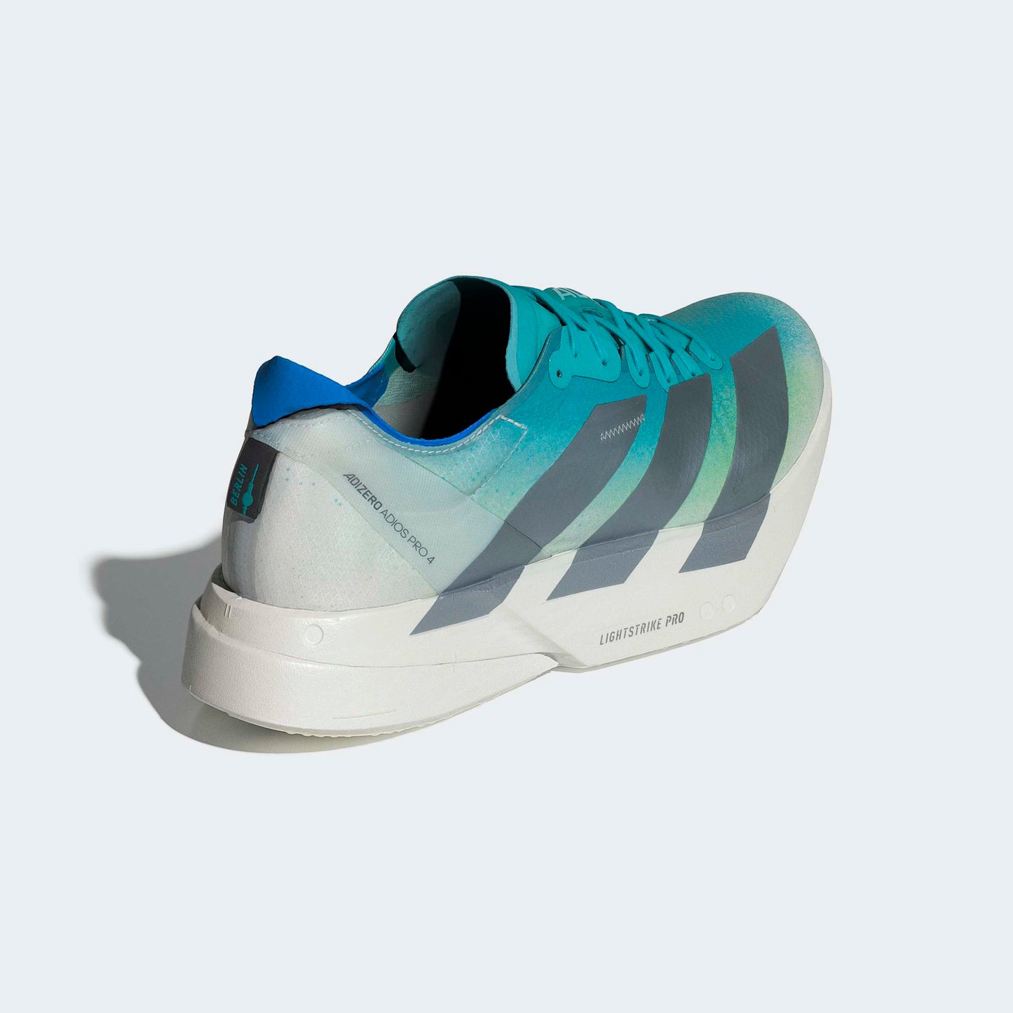 adidas Adizero Adios Pro 4 | Hi-Res Aqua / Iron Metallic / Grey One | Mens