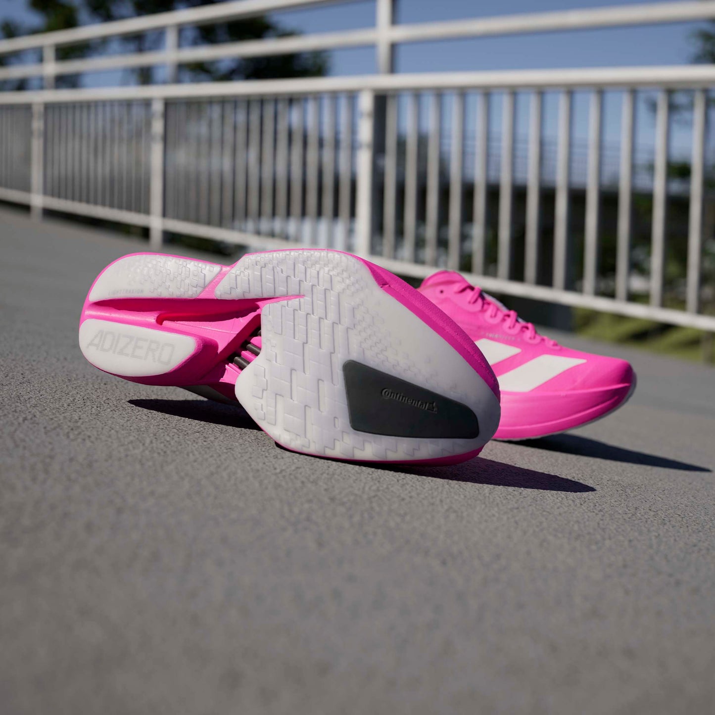 adidas Adizero Adios Pro 4 | Shock Pink / Zero Metallic / Aurora Plum | Womens