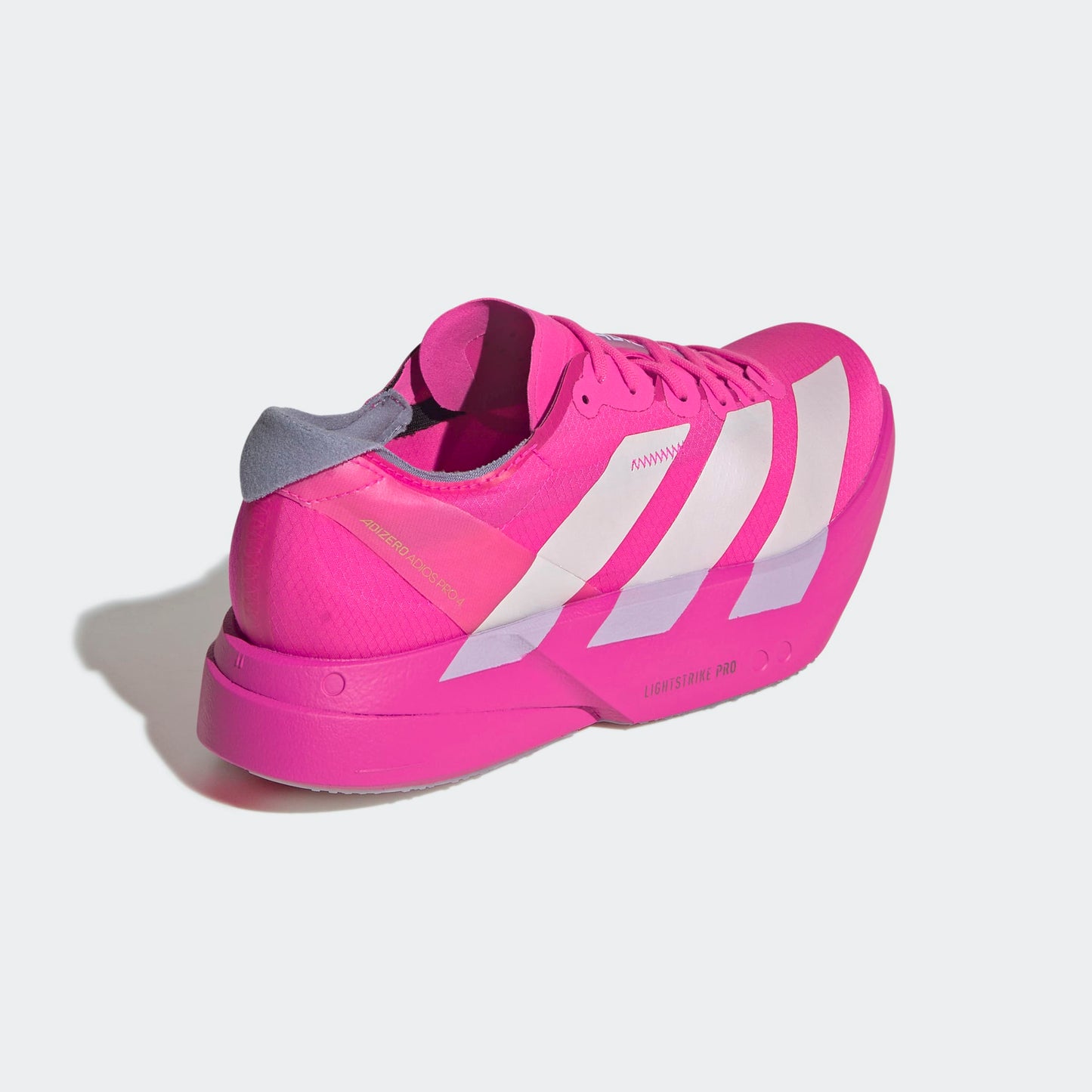 adidas Adizero Adios Pro 4 | Shock Pink / Zero Metallic / Aurora Plum | Womens