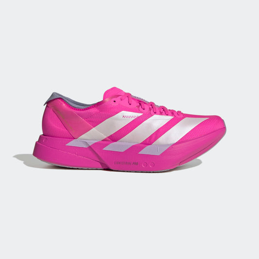 adidas Adizero Adios Pro 4 | Shock Pink / Zero Metallic / Aurora Plum | Womens