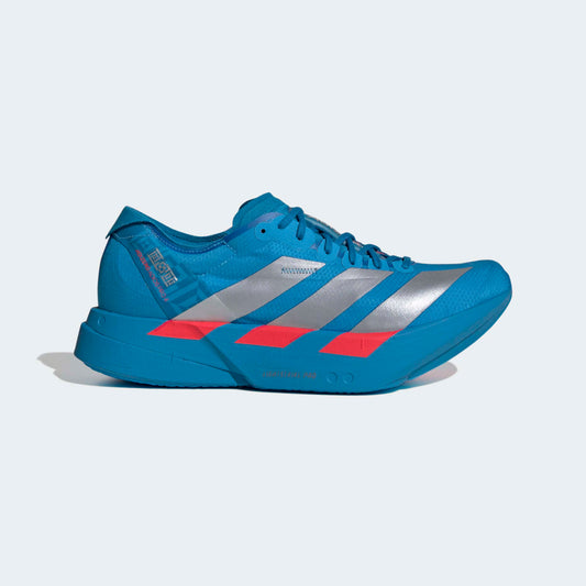 adidas Adizero Adios Pro 4 | Solar Blue / Silver Metallic / Lucid Red | Mens