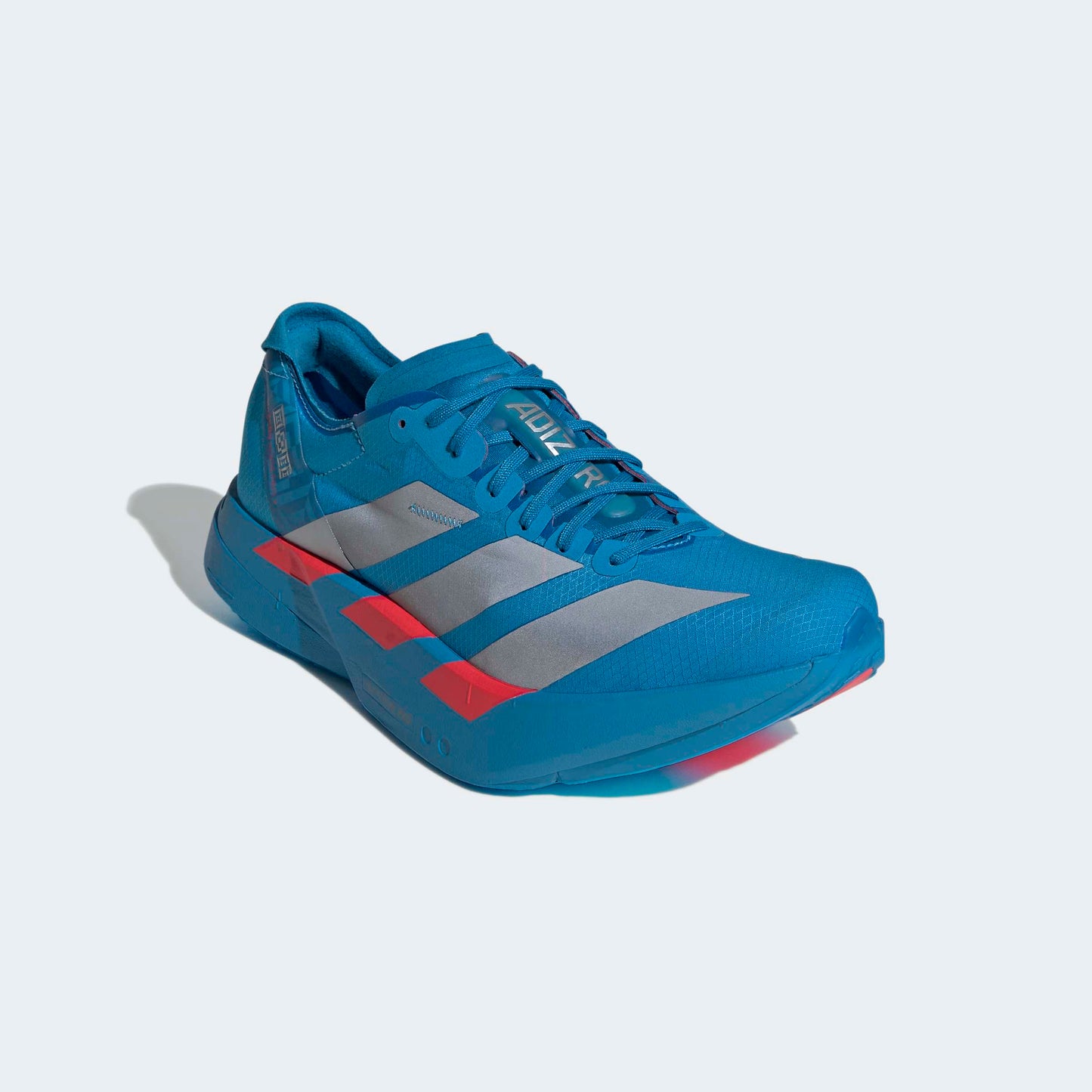 adidas Adizero Adios Pro 4 | Solar Blue / Silver Metallic / Lucid Red | Mens