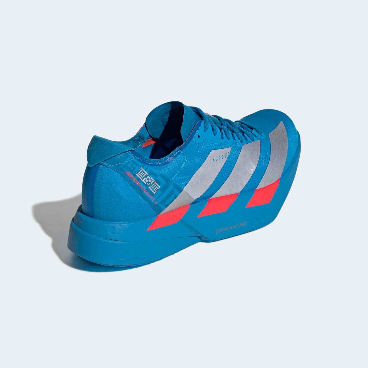 adidas Adizero Adios Pro 4 | Solar Blue / Silver Metallic / Lucid Red | Mens