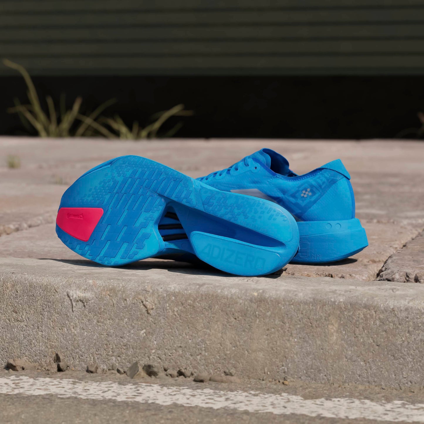 adidas Adizero Adios Pro 4 | Solar Blue / Silver Metallic / Lucid Red | Mens