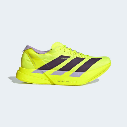 adidas Adizero Adios Pro 4 | Solar Yellow / Aurora Plum / Powder Plum | Mens