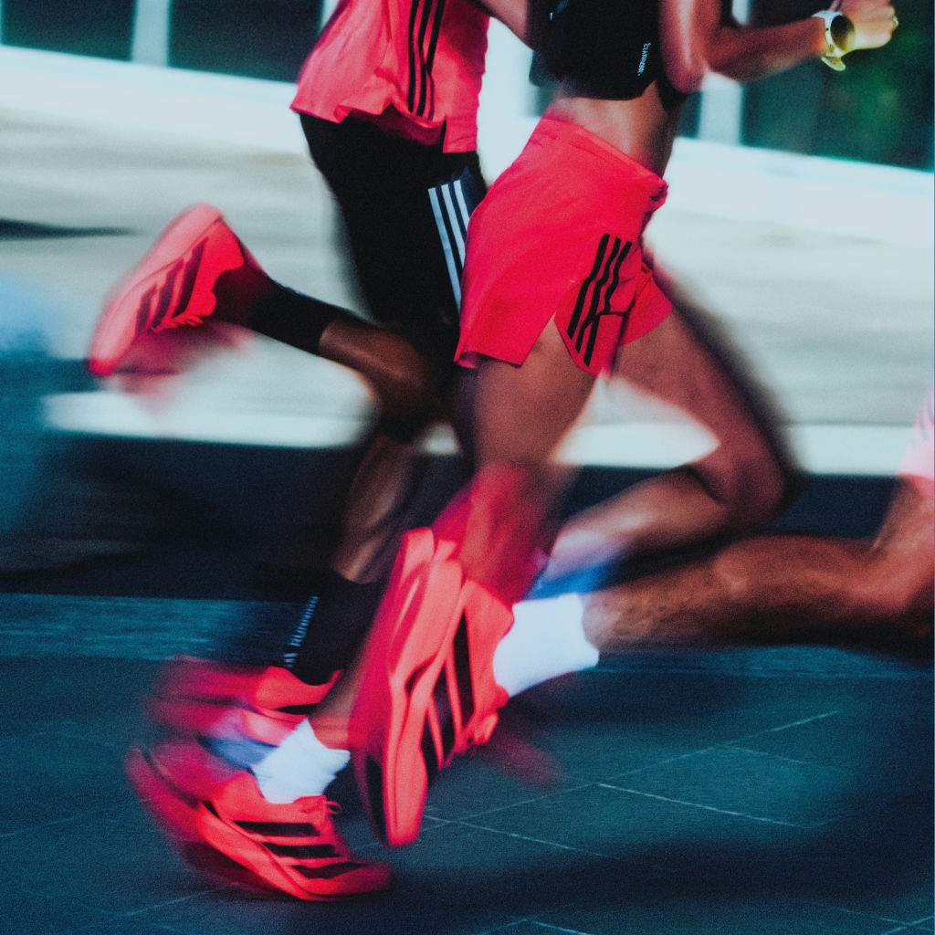 adidas Adizero Adios Pro 5 | Solar Turbo / Core Black / Lucid Red | Mens