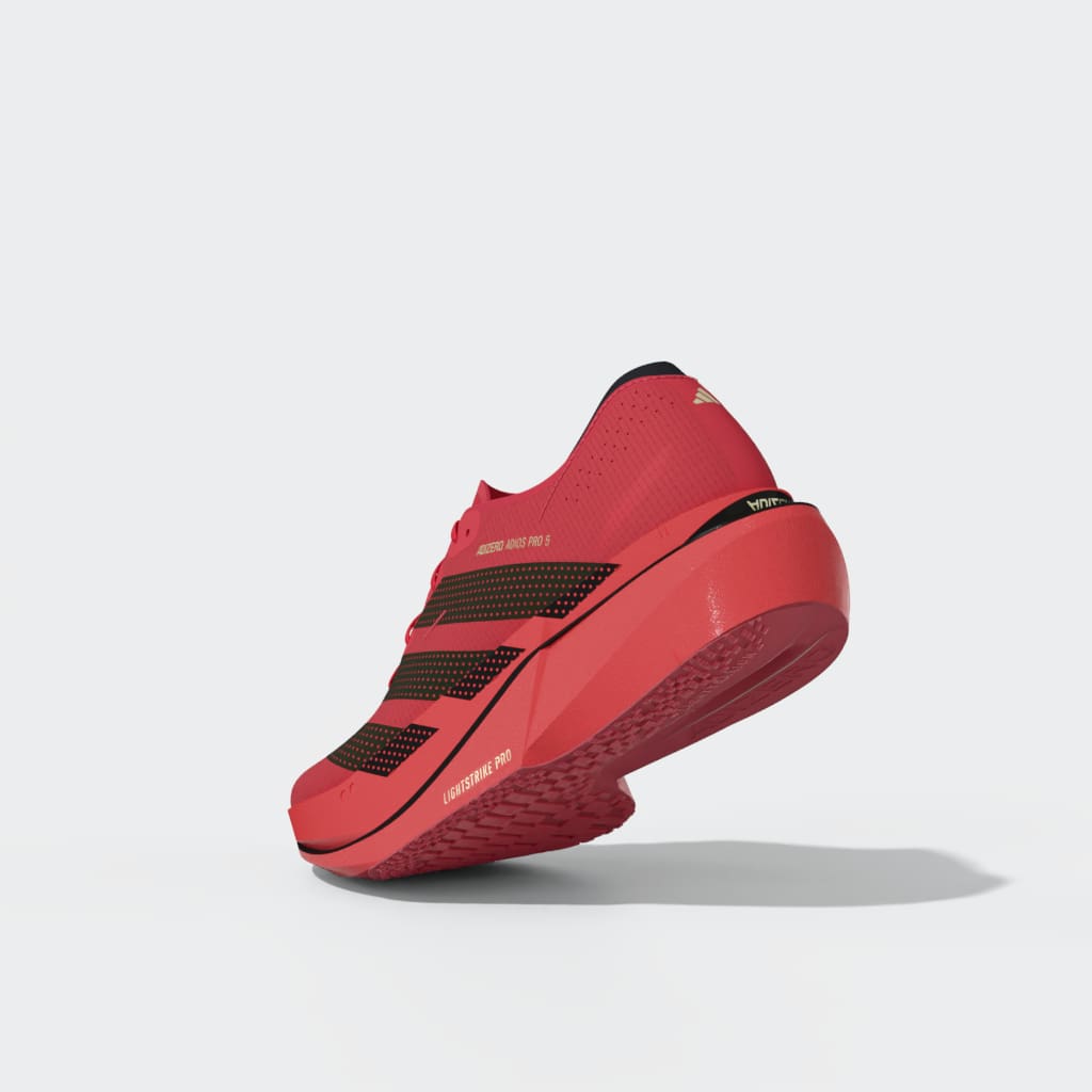 adidas Adizero Adios Pro 5 | Solar Turbo / Core Black / Lucid Red | Mens