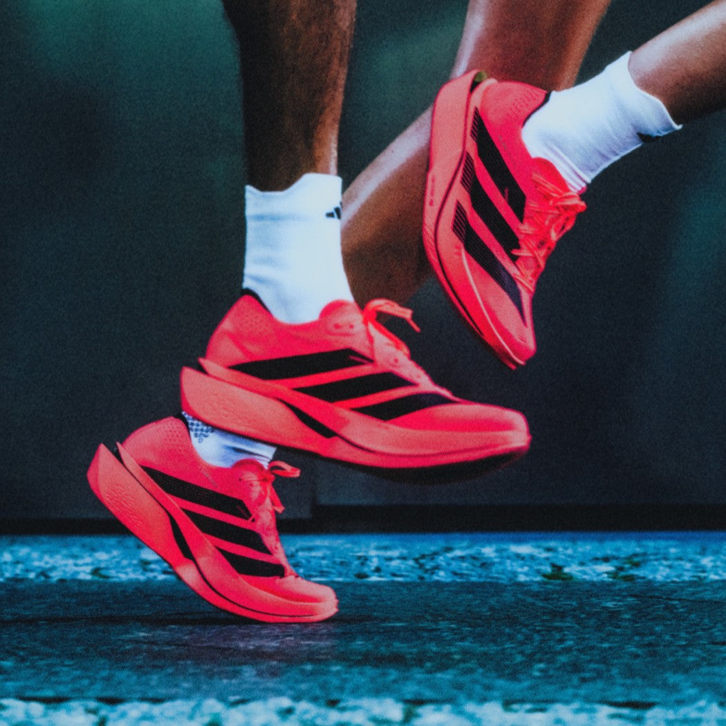 adidas Adizero Adios Pro 5 | Solar Turbo / Core Black / Lucid Red | Mens