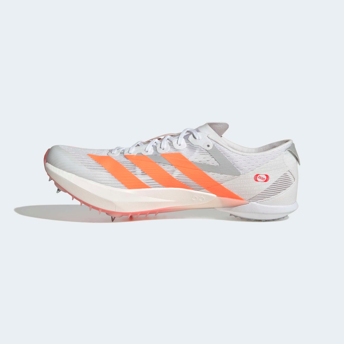 adidas Adizero Ambition Spikes | Cloud White / Lucid Orange / Lucid Red | Unisex