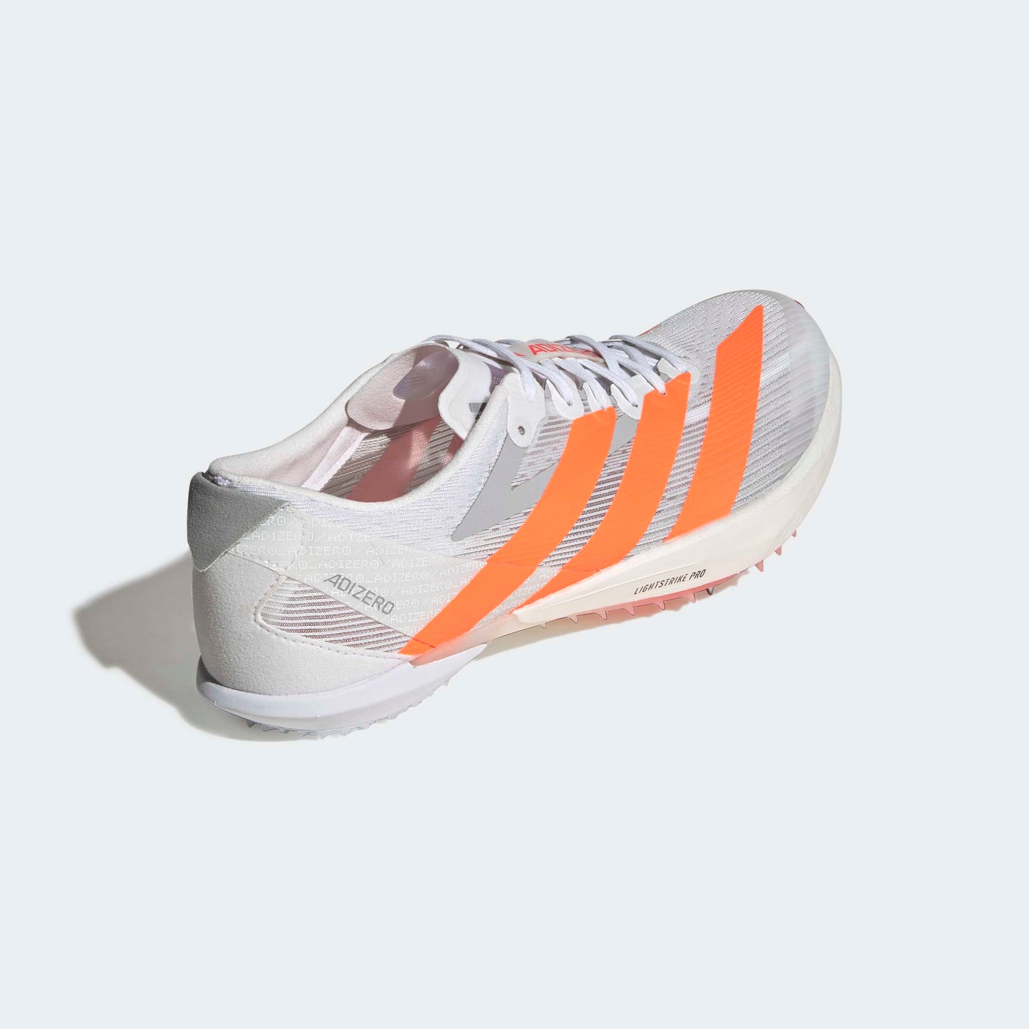 adidas Adizero Ambition Spikes | Cloud White / Lucid Orange / Lucid Red | Unisex