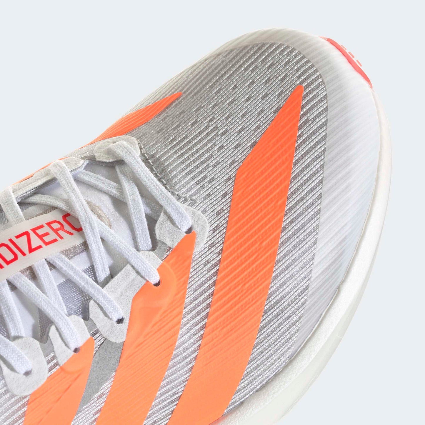 adidas Adizero Ambition Spikes | Cloud White / Lucid Orange / Lucid Red | Unisex