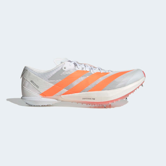 adidas Adizero Ambition Spikes | Cloud White / Lucid Orange / Lucid Red | Unisex