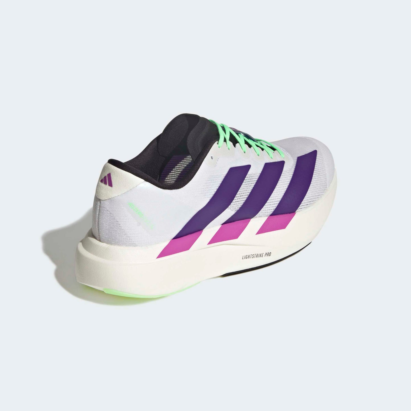 adidas Adizero Evo SL | Cloud White / Collegiate Purple / Lime Burst | Mens