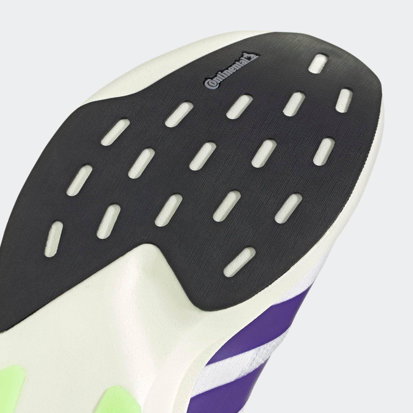 adidas Adizero Evo SL | Cloud White / Collegiate Purple / Lime Burst | Mens